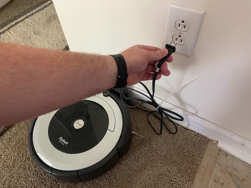 Checking Charging Station of roomba 