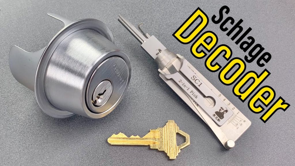 Schlage Decoder to unlock schlage lock