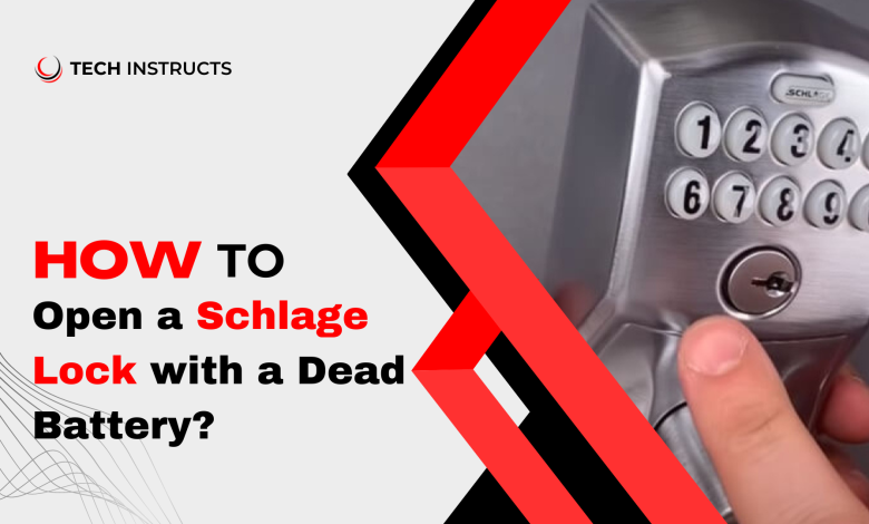 How to Open a Schlage Lock with a Dead Battery Featured Image