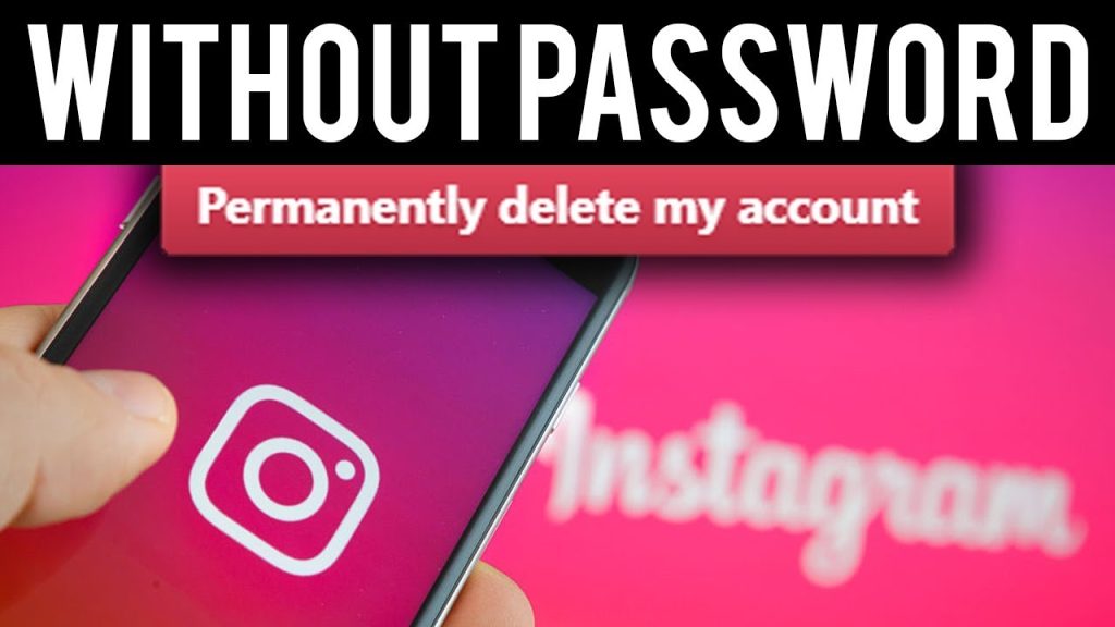 Delete account without password