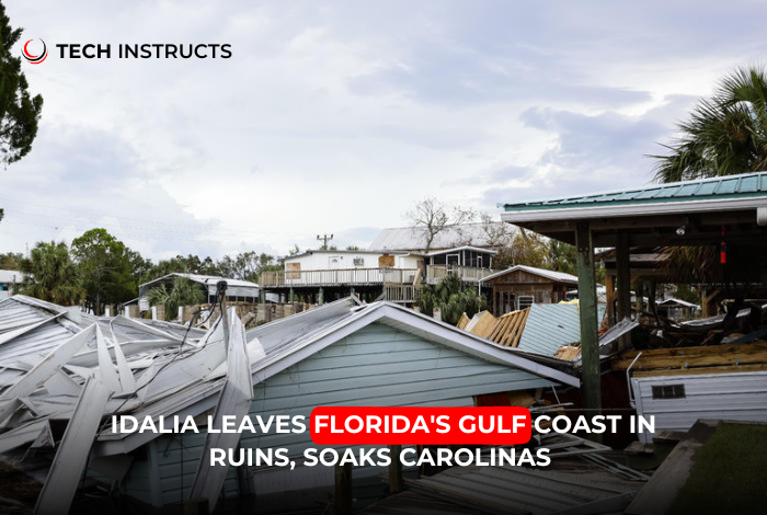 Idalia Leaves Florida's Gulf Coast in Ruins, Soaks Carolinas 