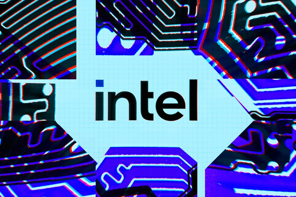 Image showing Text of Intel.