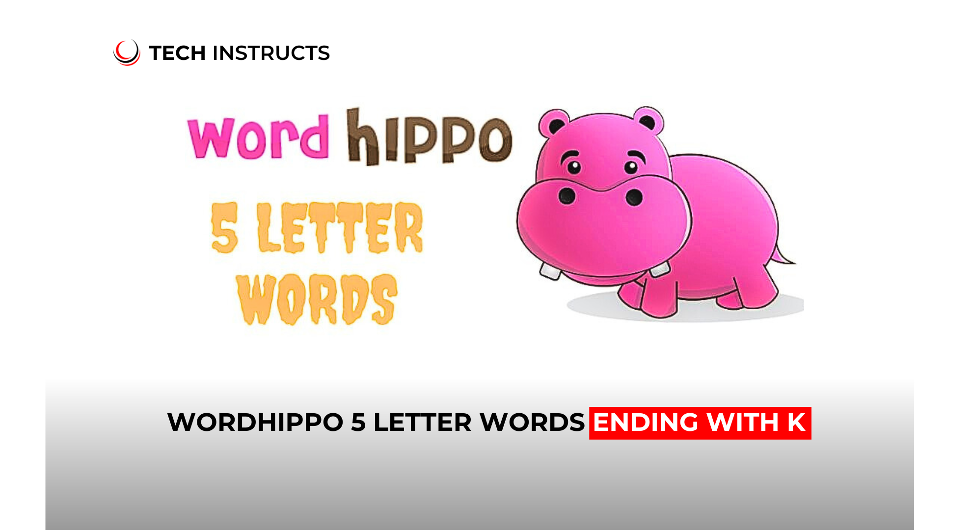 5 letter words ending in y hippo