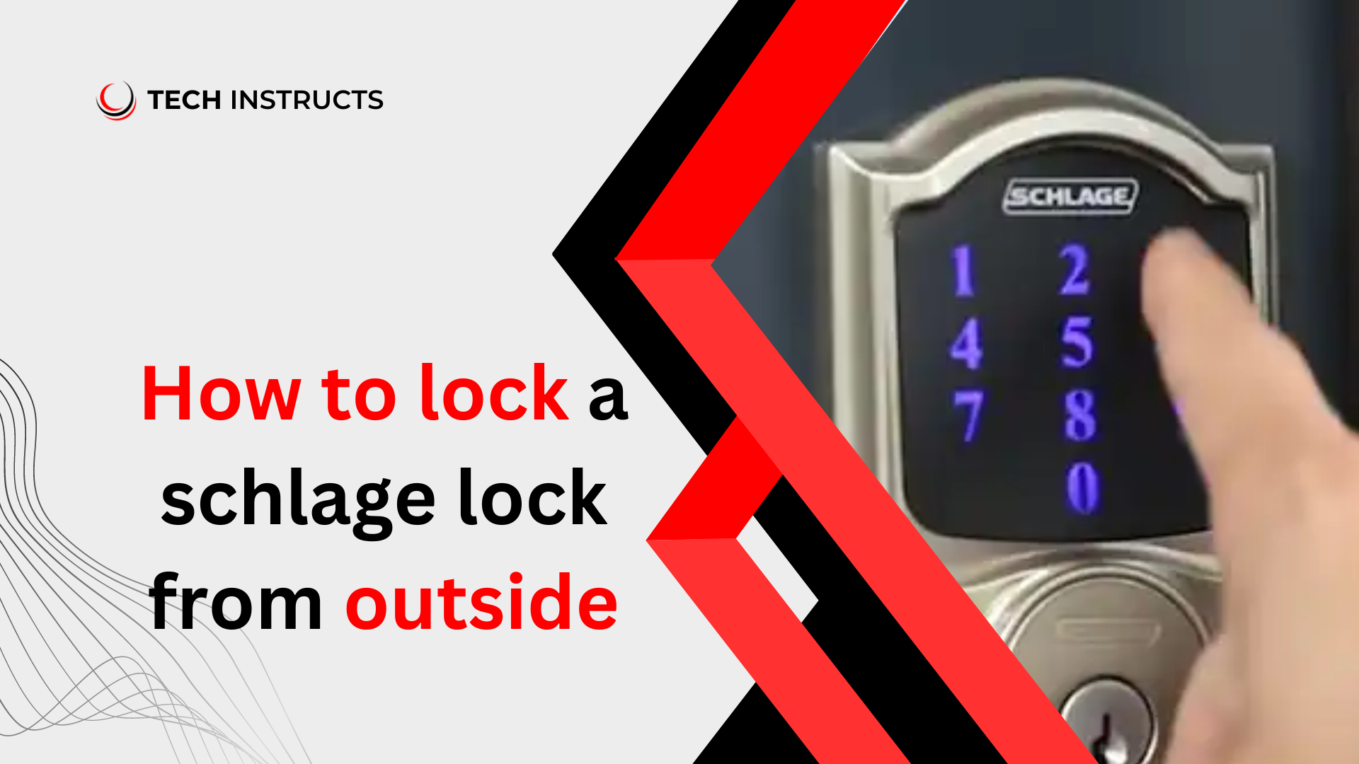 How to Lock a Schlage Lock from Outside? Tech Instructs