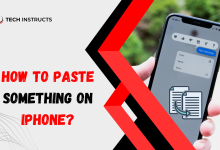 how to paste something on iphone.