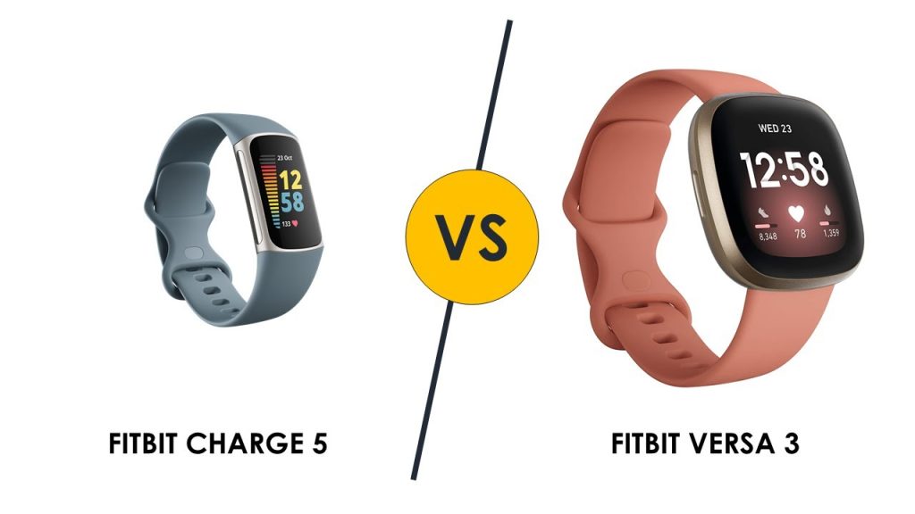 Fitbit Charge 5 vs Versa 3