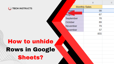 unhide rows in googlee sheet